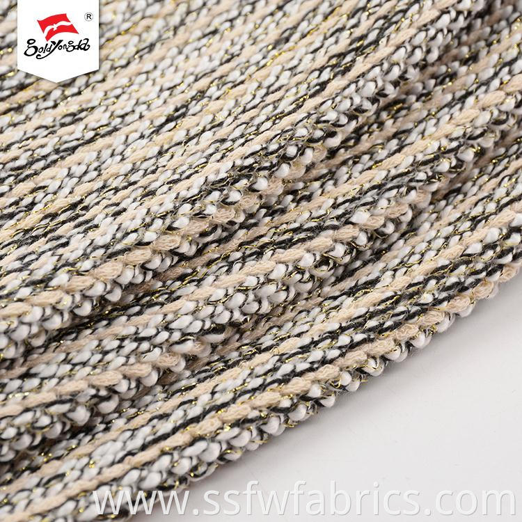 Soft Hand Feel Lurex Knit Fabric